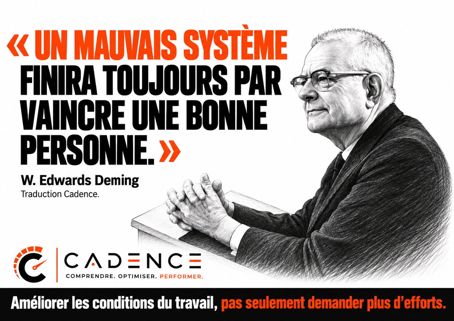 Deming : améliorer le système de travail