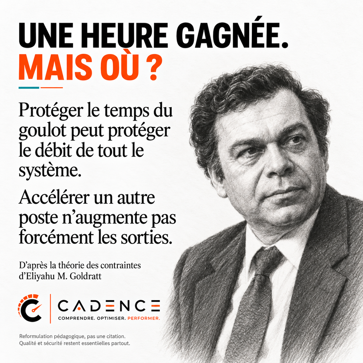 Une heure gagnée. Mais où ?