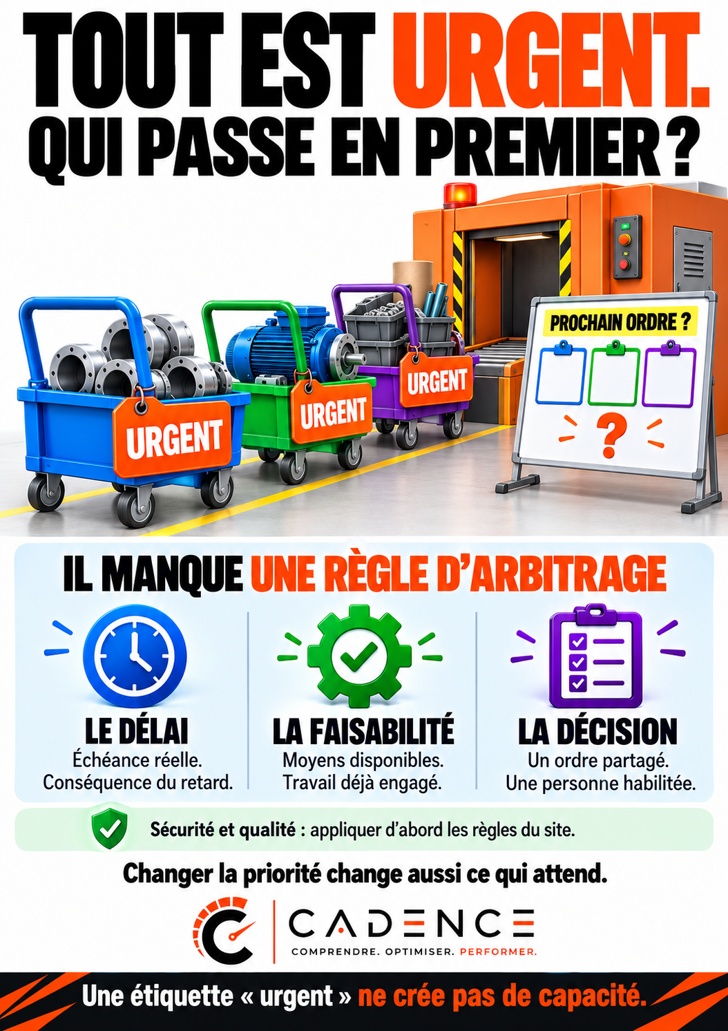 Tout est urgent : qui passe en premier ?