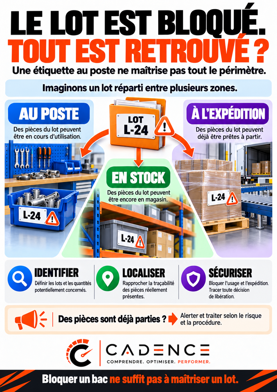 Le lot est bloqué. Tout est retrouvé ?