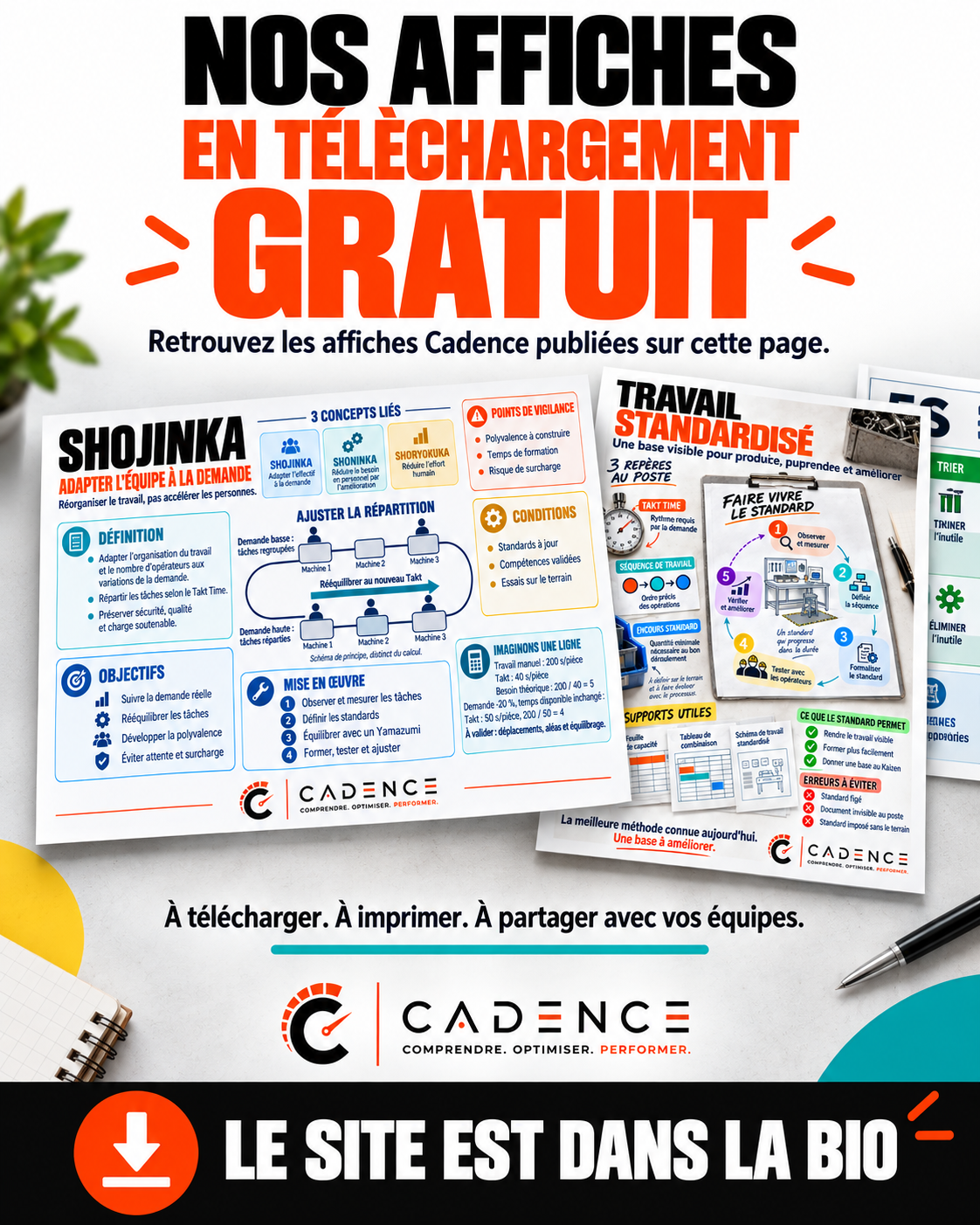 Les affiches Cadence en téléchargement gratuit